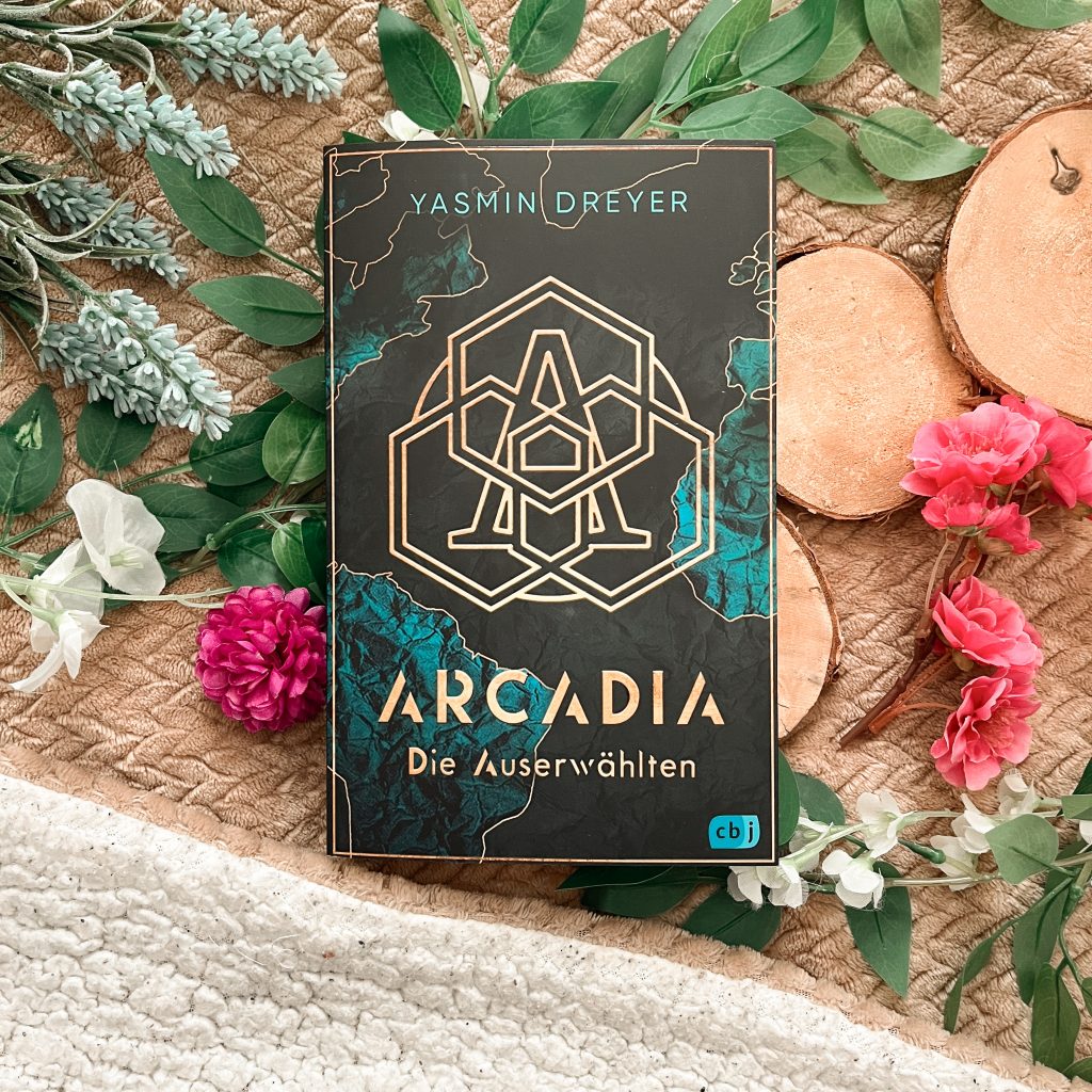 Buch Arcadia auf Boden liegend